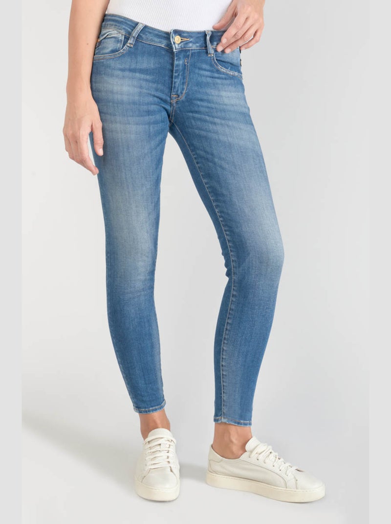 Jeans PULP push-up slim 7/8ème 'Le Temps Des Cerises' Bleu - Kiabi