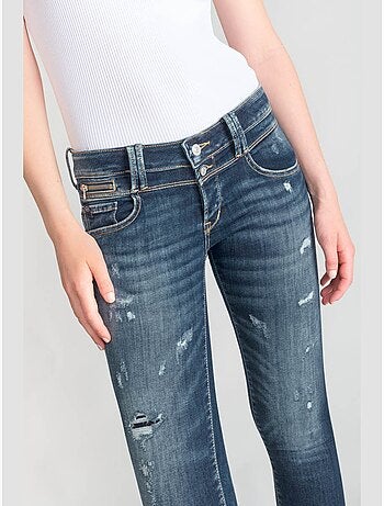 Jeans pulp push-up slim 7/8ème 'le temps des cerises'