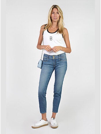 Jeans PULP push-up slim 7/8ème 'Le Temps Des Cerises'