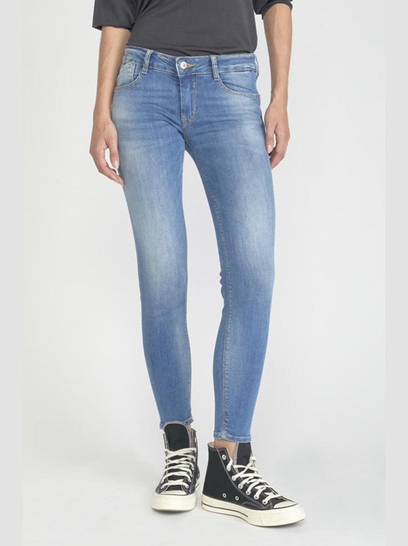 Jeans PULP push-up slim 7/8ème 'Le Temps Des Cerises' Bleu - Kiabi