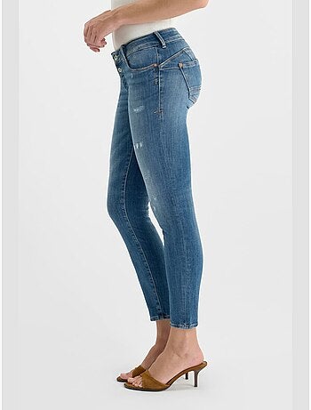 Jeans PULP push-up slim 7/8ème 'Le Temps Des Cerises'
