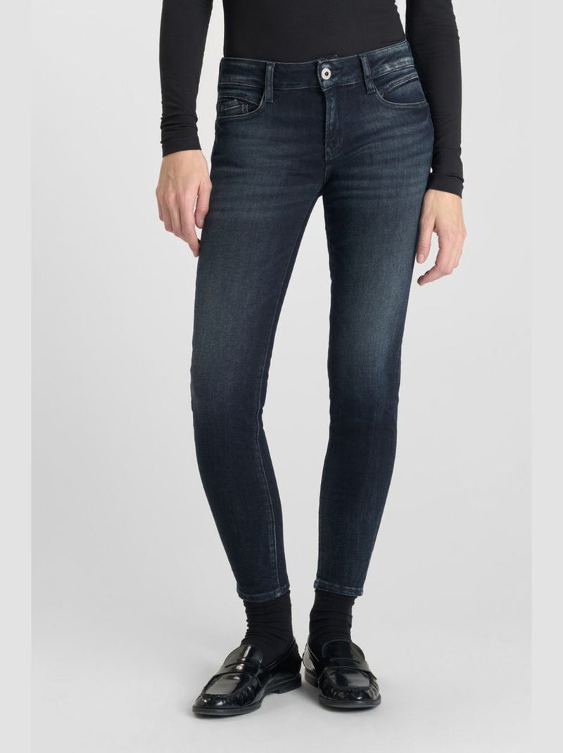 Jeans PULP push-up slim 7/8ème 'Le Temps Des Cerises' Bleu - Kiabi