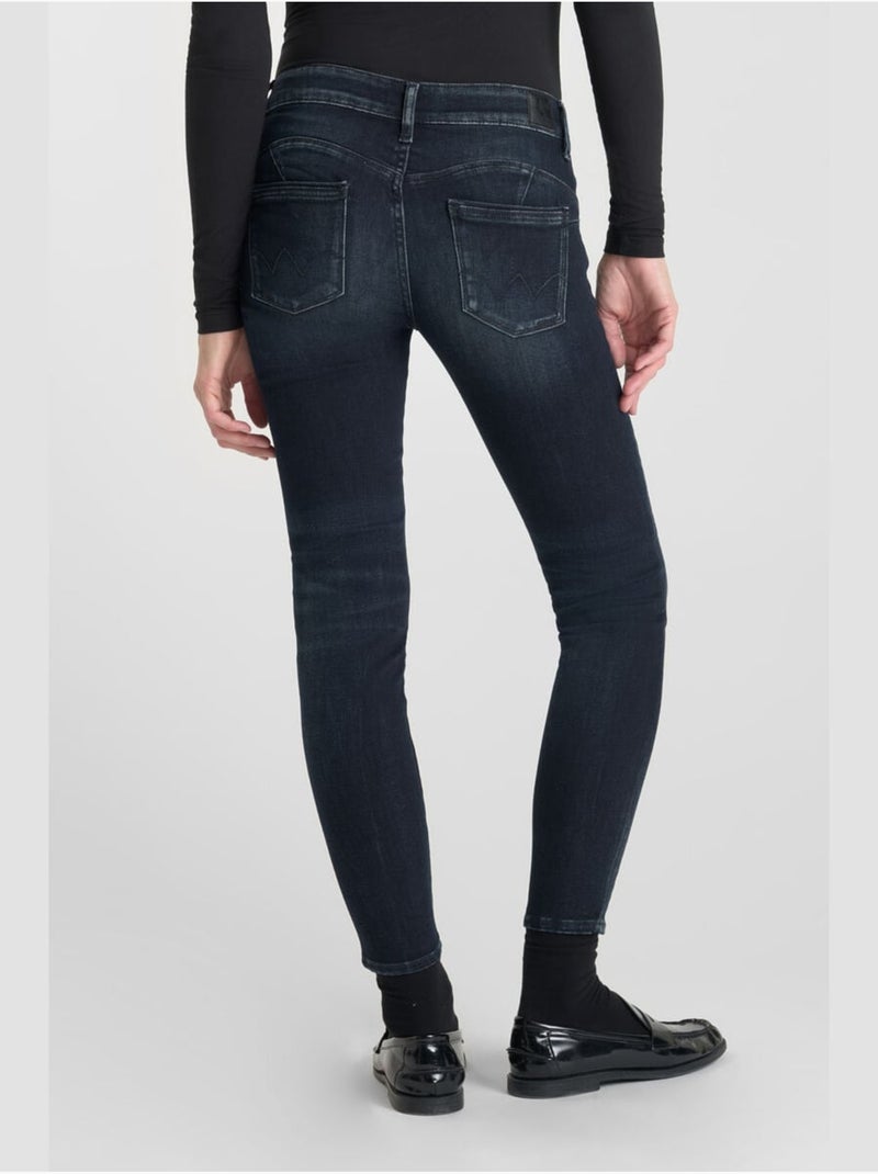 Jeans PULP push-up slim 7/8ème 'Le Temps Des Cerises' Bleu - Kiabi