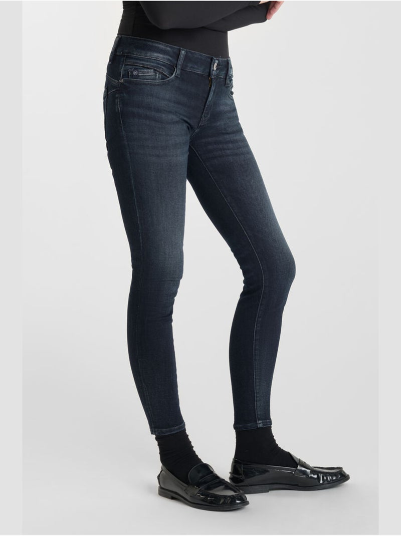 Jeans PULP push-up slim 7/8ème 'Le Temps Des Cerises' Bleu - Kiabi