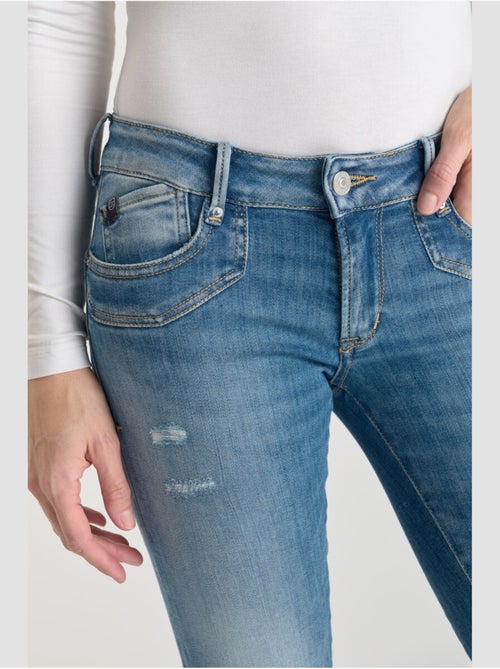 Jeans PULP push-up slim 7/8ème 'Le Temps Des Cerises' - Kiabi