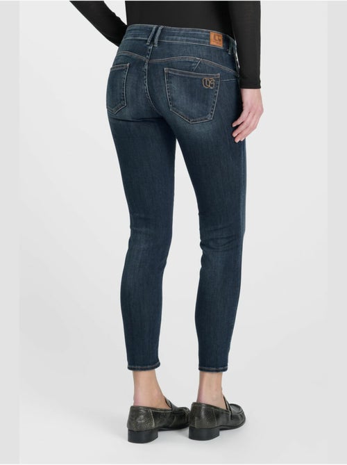 Jeans pulp push-up slim 7/8ème 'le temps des cerises' - Kiabi