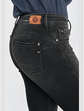 Jeans pulp push-up slim 7/8ème 'le temps des cerises'