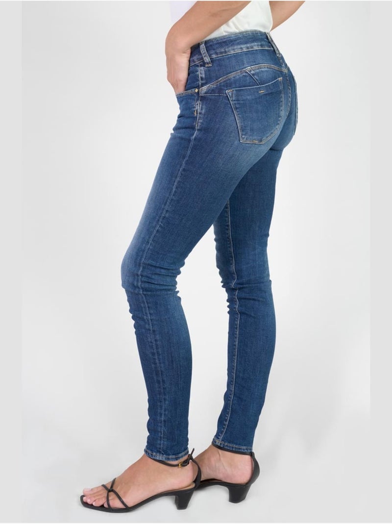 Jeans PULP push-up slim 'Le Temps Des Cerises' Bleu - Kiabi