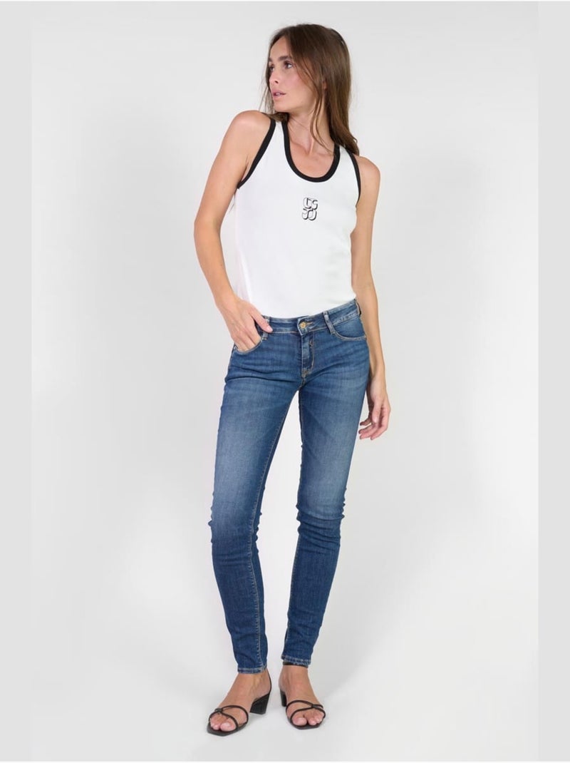 Jeans PULP push-up slim 'Le Temps Des Cerises' Bleu - Kiabi