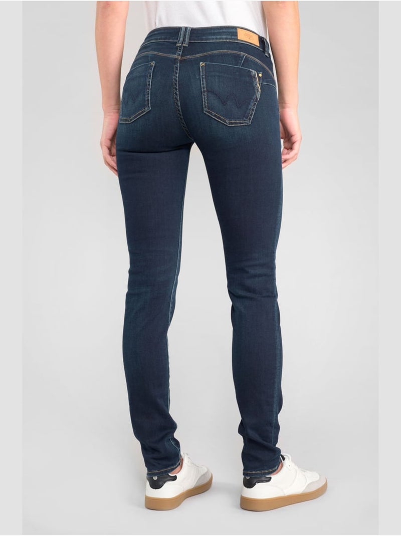 Jeans pulp push-up slim 'le temps des cerises' Bleu - Kiabi