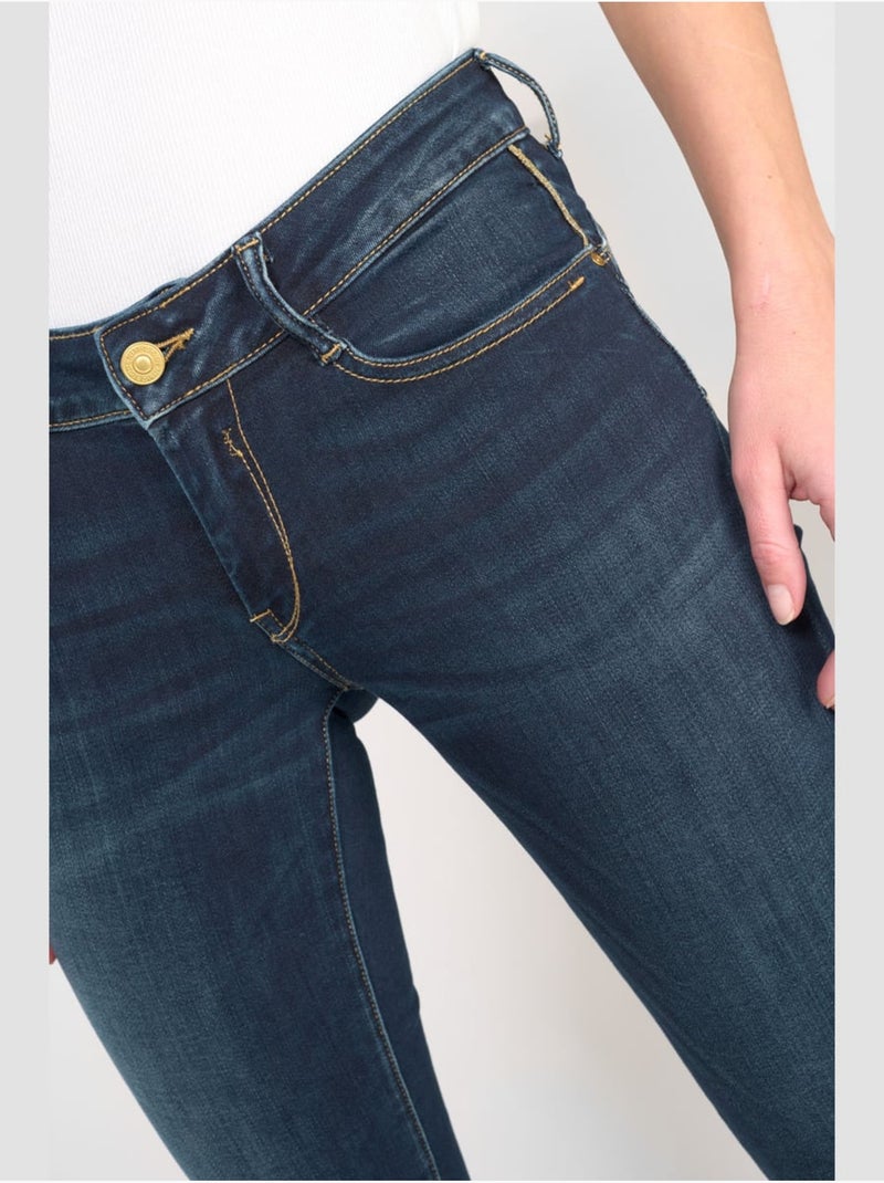 Jeans pulp push-up slim 'le temps des cerises' Bleu - Kiabi