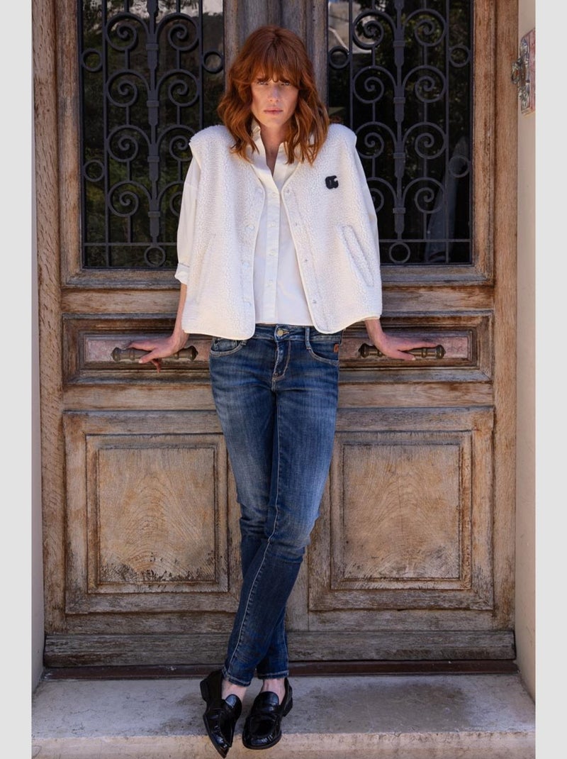 Jeans PULP push-up slim 'Le Temps Des Cerises' Bleu - Kiabi