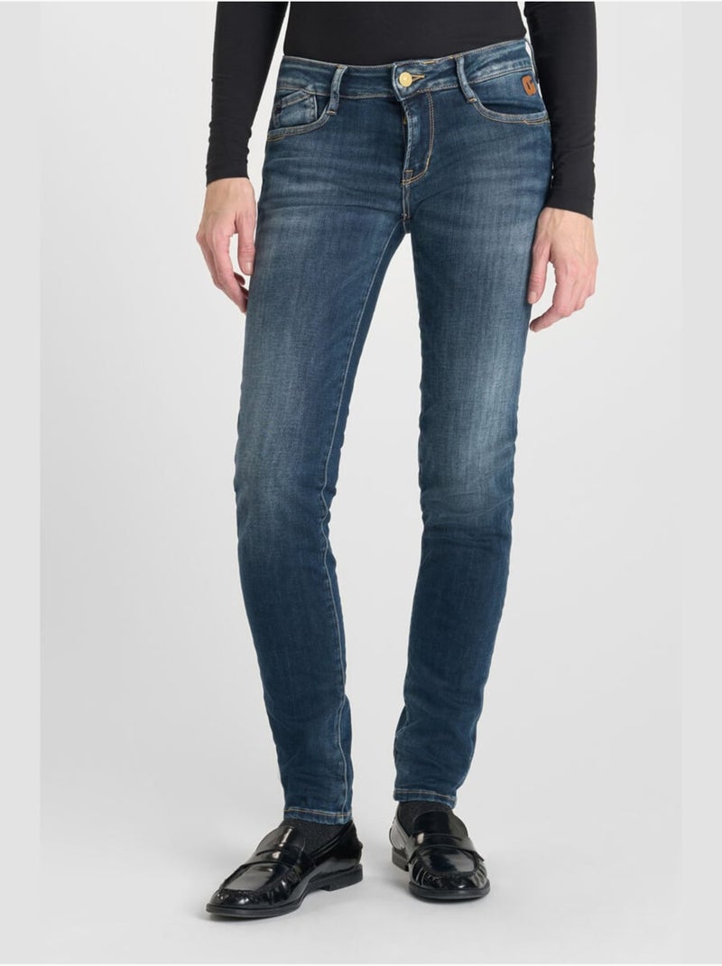 Jeans PULP push-up slim 'Le Temps Des Cerises' Bleu - Kiabi