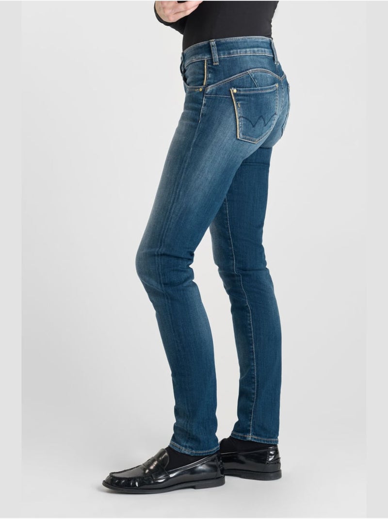 Jeans PULP push-up slim 'Le Temps Des Cerises' Bleu - Kiabi