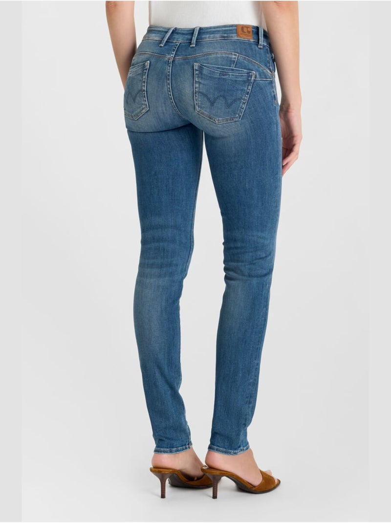 Jeans PULP push-up slim 'Le Temps Des Cerises' Bleu - Kiabi