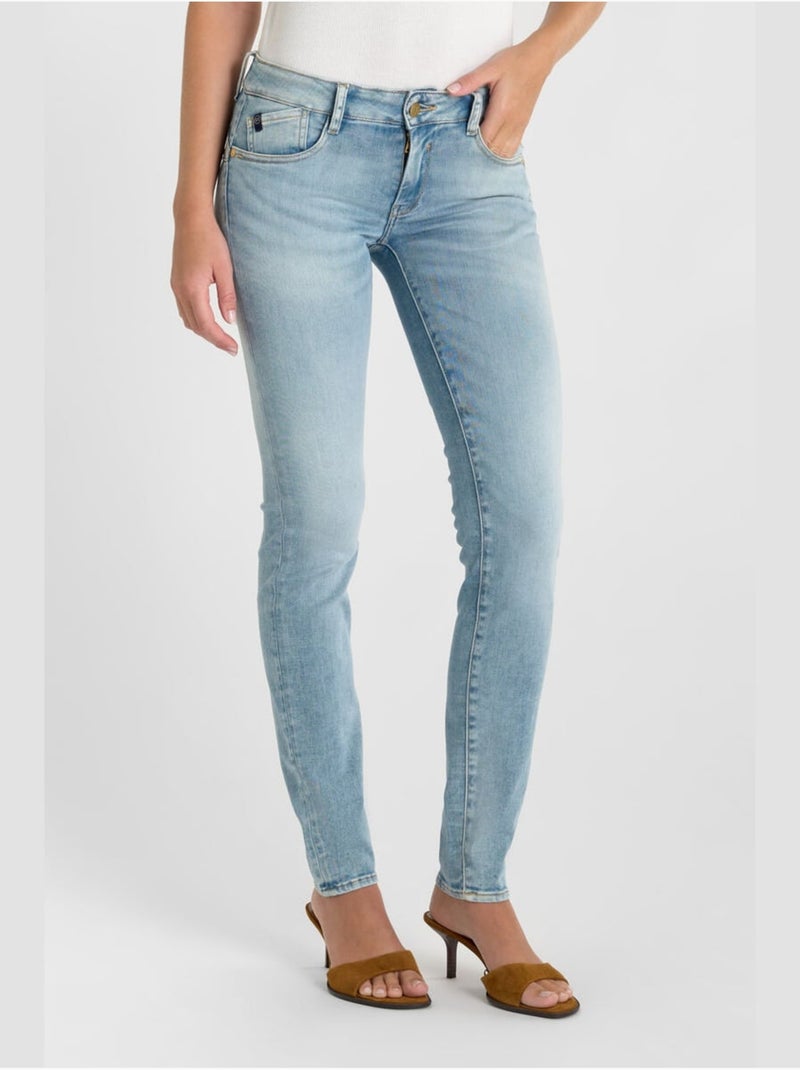 Jeans PULP push-up slim 'Le Temps Des Cerises' Bleu - Kiabi