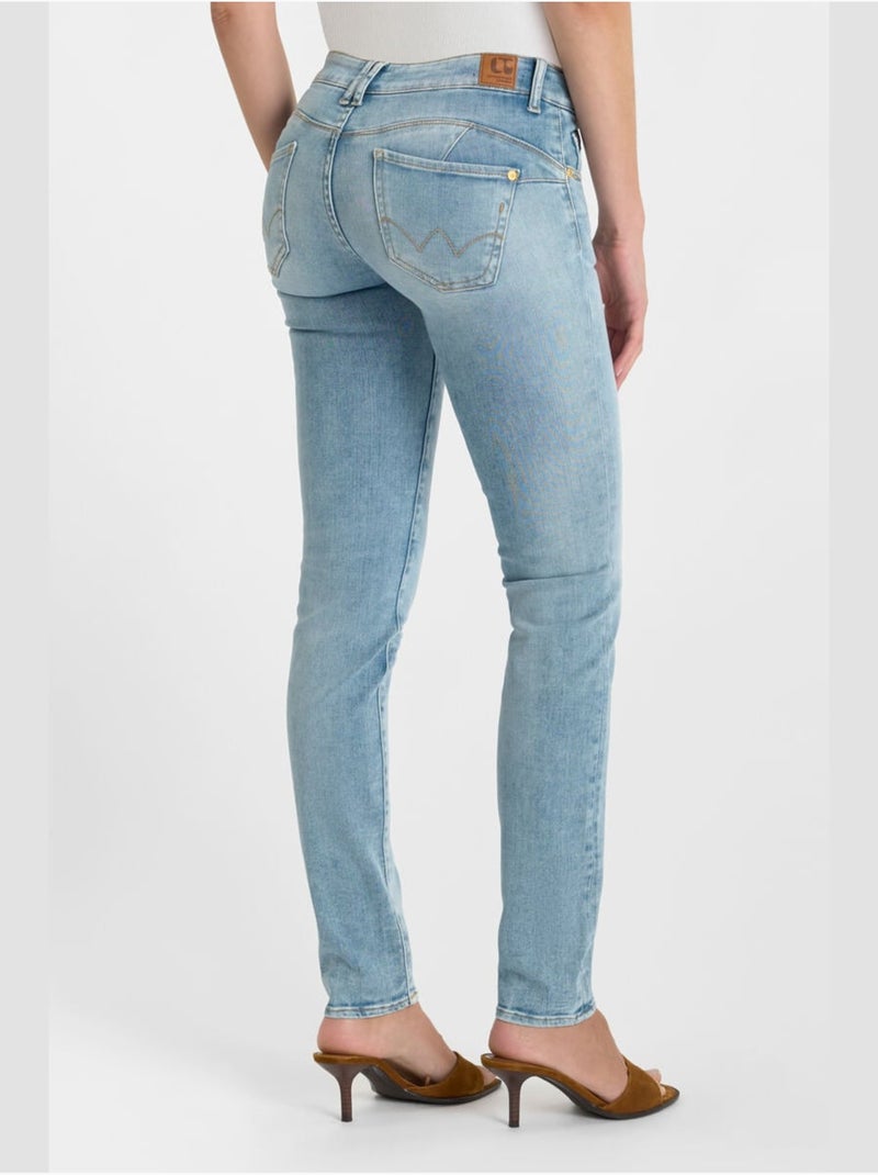 Jeans PULP push-up slim 'Le Temps Des Cerises' Bleu - Kiabi