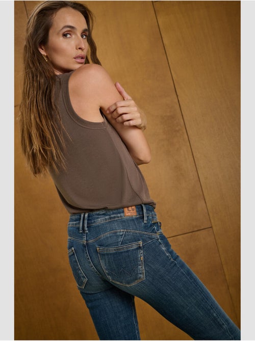 Jeans pulp push-up slim 'le temps des cerises' - Kiabi