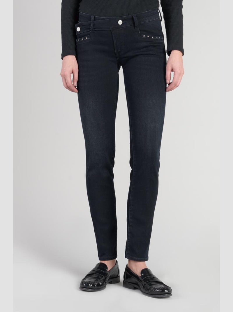 Jeans PULP push-up slim 'Le Temps Des Cerises' Noir - Kiabi