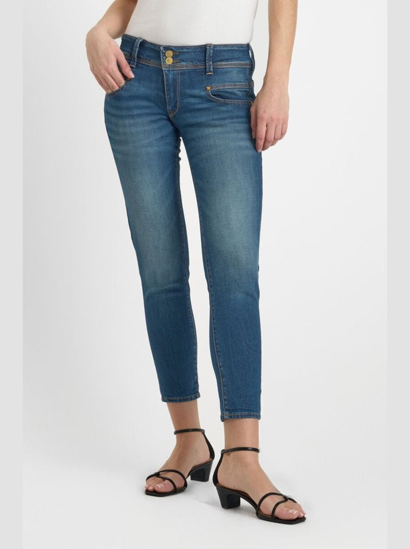 Jeans pulp skinny 7/8ème 7/8ème 'Le Temps Des Cerises' Bleu - Kiabi