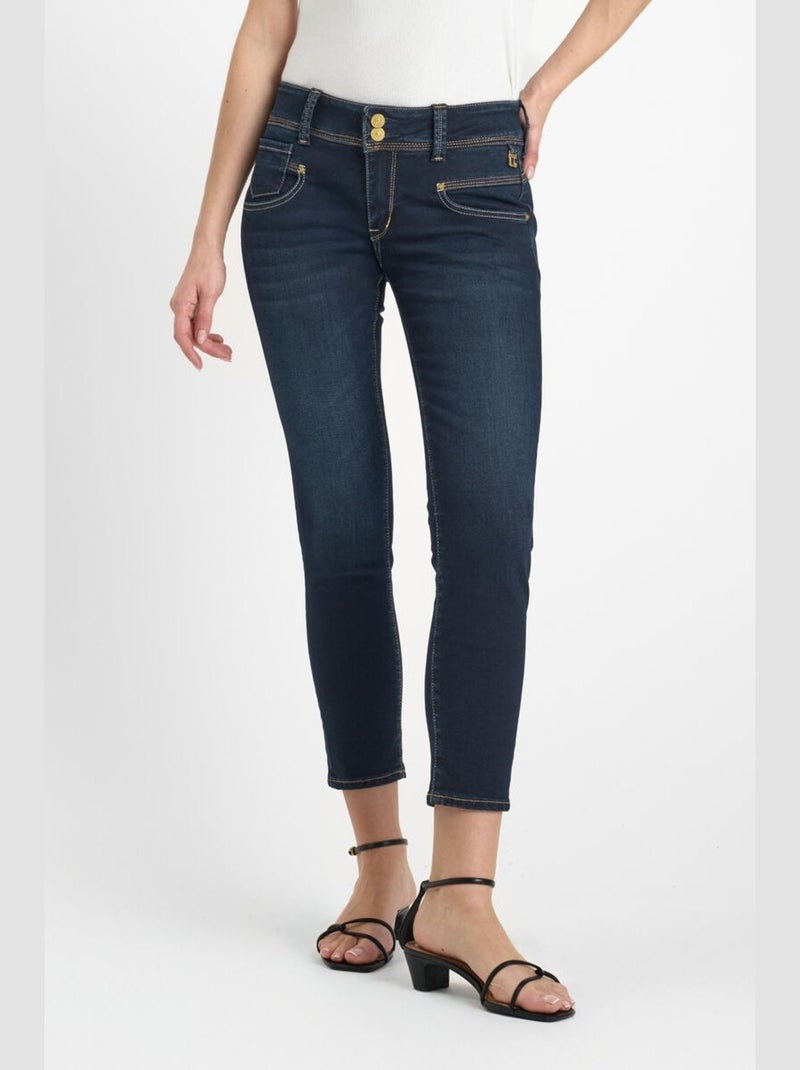 Jeans pulp skinny 7/8ème 7/8ème 'Le Temps Des Cerises' Bleu - Kiabi
