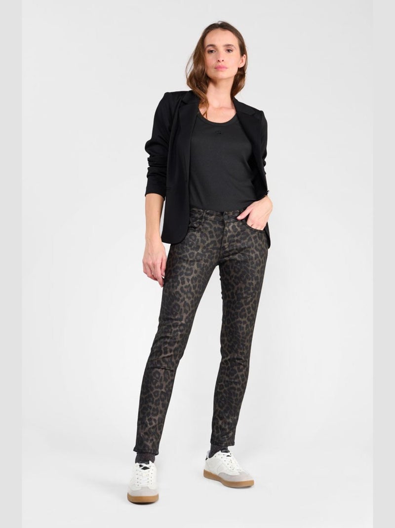 Jeans pulp slim 7/8ème 'Le Temps Des Cerises' Noir - Kiabi