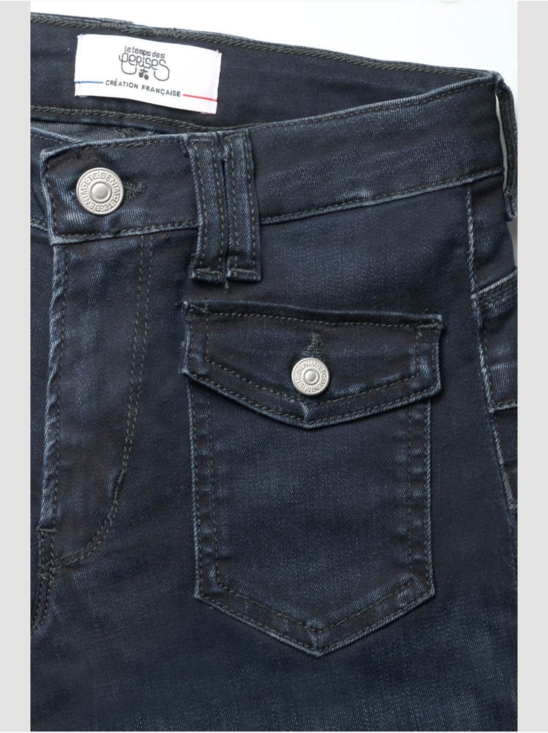 Jeans pulp slim bootcut 'le temps des cerises' Bleu - Kiabi
