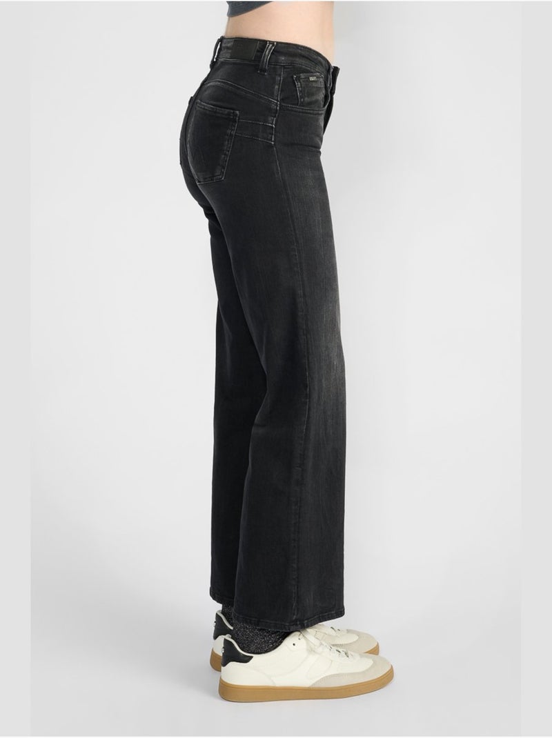Jeans pulp slim bootcut 'le temps des cerises' Noir - Kiabi