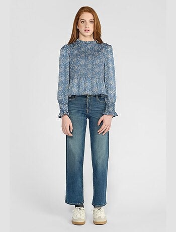Jeans pulp slim taille haute droite 'Le Temps Des Cerises'