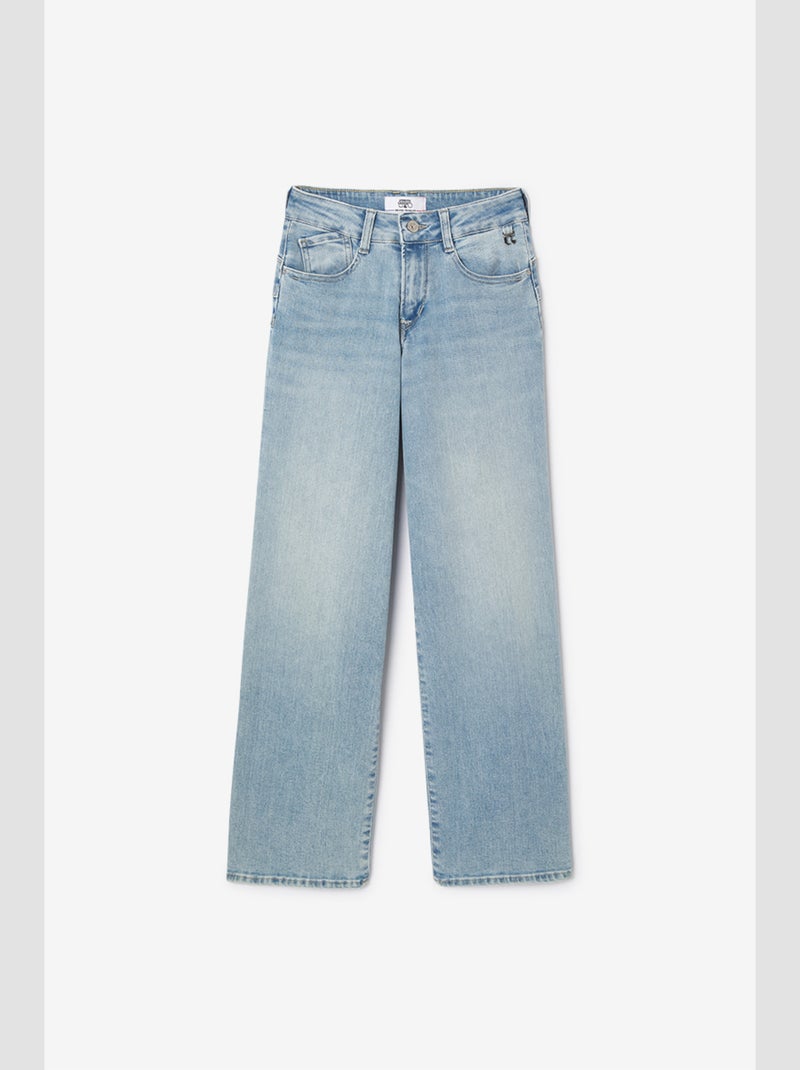 Jeans pulp slim taille haute regular droit 'Le Temps Des Cerises' Bleu - Kiabi