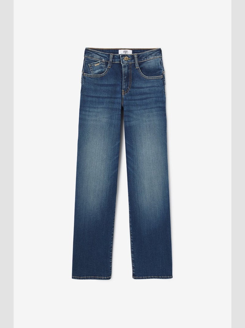 Jeans pulp slim taille haute regular droit 'Le Temps Des Cerises' Bleu - Kiabi