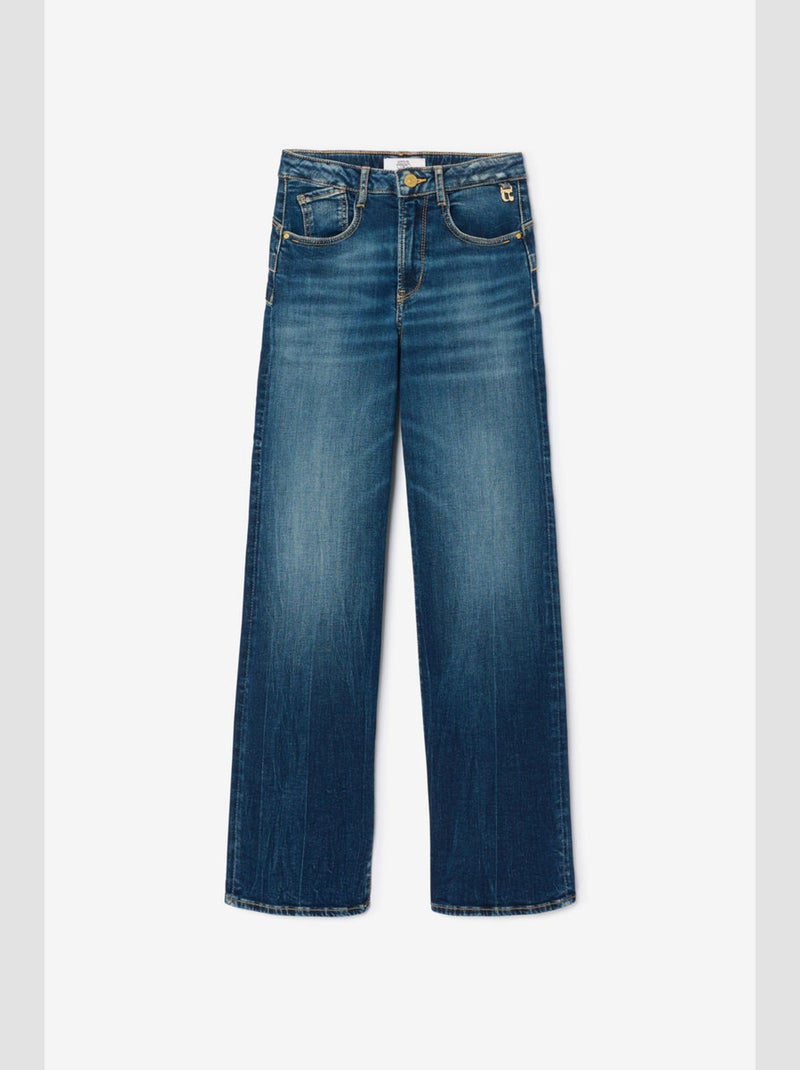 Jeans pulp slim taille haute regular droit 'Le Temps Des Cerises' Bleu - Kiabi