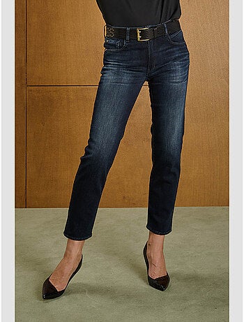 Jeans pulp taille haute push-up 7/8ème 'le temps des cerises'
