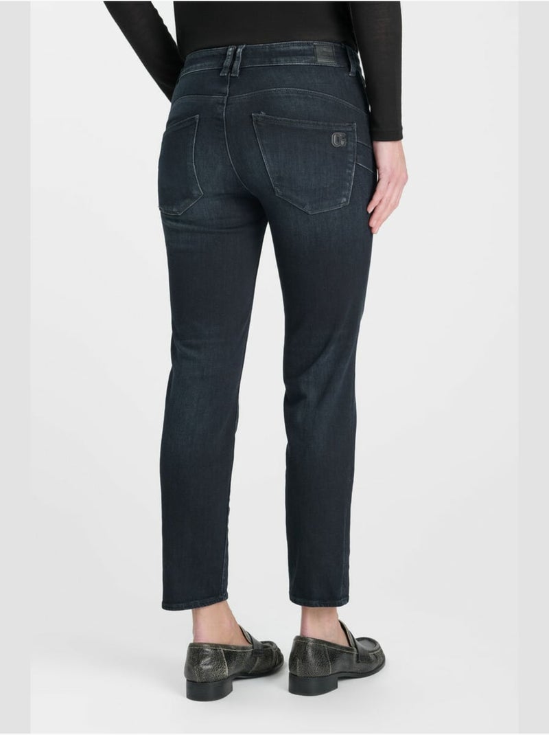 Jeans PULP taille haute push-up 7/8ème 'Le Temps Des Cerises' Bleu - Kiabi