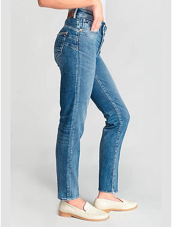Jeans PULP taille haute push-up droite 7/8ème 'Le Temps Des Cerises'