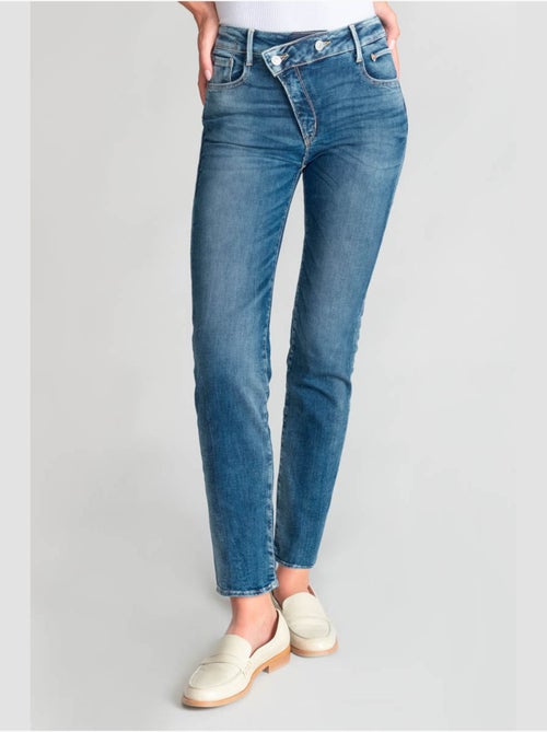 Jeans PULP taille haute push-up droite 7/8ème 'Le Temps Des Cerises' - Kiabi Jeans PULP taille haute push-up droite 7/8ème 'Le Temps Des Cerises' - Kiabi