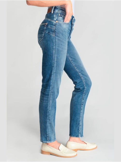 Jeans PULP taille haute push-up droite 7/8ème 'Le Temps Des Cerises' - Kiabi Jeans PULP taille haute push-up droite 7/8ème 'Le Temps Des Cerises' - Kiabi