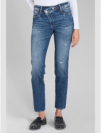 Jeans PULP taille haute push-up droite 7/8ème 'Le Temps Des Cerises'