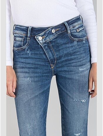 Jeans PULP taille haute push-up droite 7/8ème 'Le Temps Des Cerises'