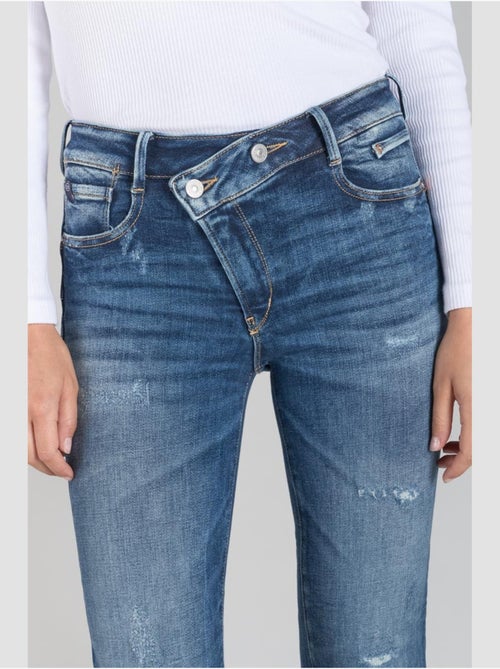 Jeans PULP taille haute push-up droite 7/8ème 'Le Temps Des Cerises' - Kiabi