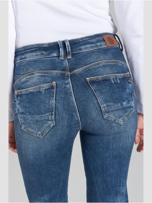 Jeans PULP taille haute push-up droite 7/8ème 'Le Temps Des Cerises' - Kiabi