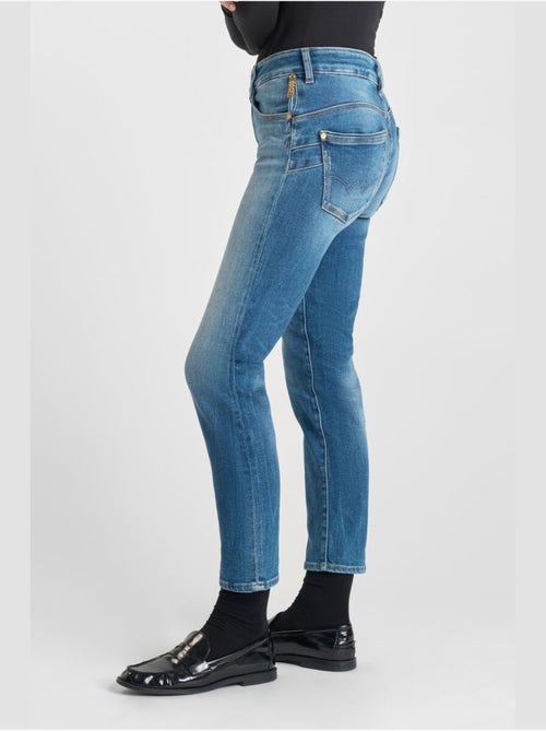 Jeans PULP taille haute push-up droite 7/8ème 'Le Temps Des Cerises' - Kiabi