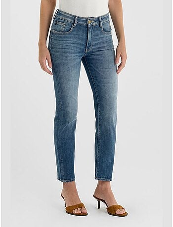 Jeans PULP taille haute push-up droite 7/8ème 'Le Temps Des Cerises'