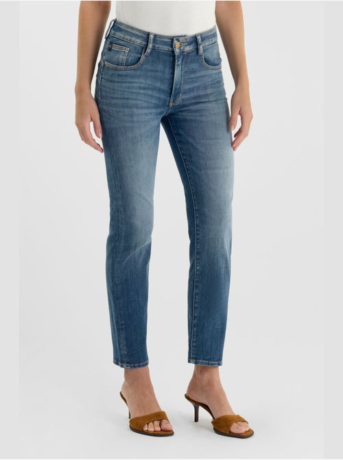 Jeans PULP taille haute push-up droite 7/8ème 'Le Temps Des Cerises' - Kiabi