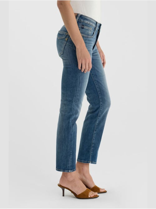 Jeans PULP taille haute push-up droite 7/8ème 'Le Temps Des Cerises' - Kiabi