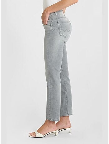 Jeans PULP taille haute push-up droite 7/8ème 'Le Temps Des Cerises'