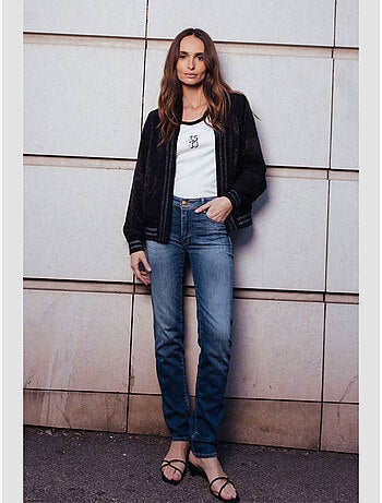 Jeans PULP taille haute push-up droite 'Le Temps Des Cerises'