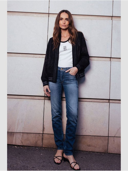 Jeans PULP taille haute push-up droite 'Le Temps Des Cerises' - Kiabi