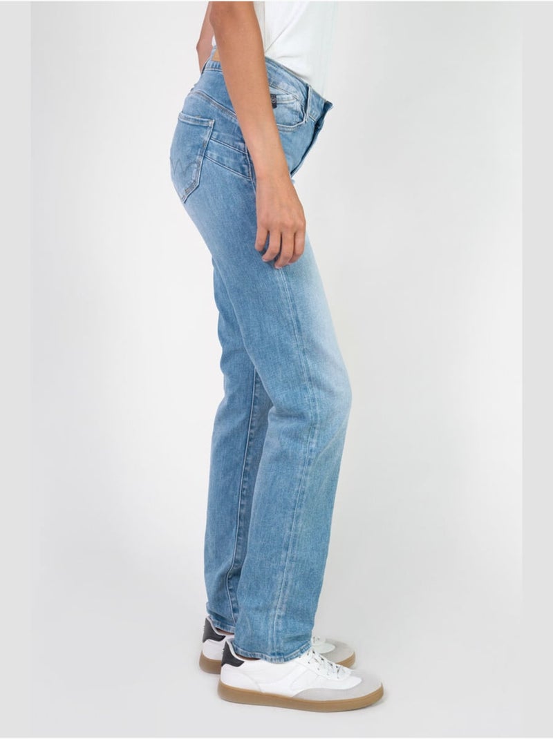 Jeans PULP taille haute push-up droite 'Le Temps Des Cerises' Bleu - Kiabi