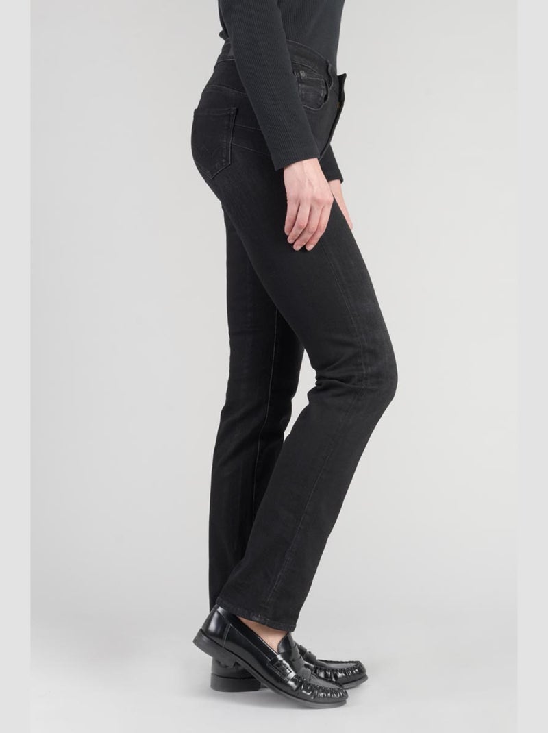 Jeans PULP taille haute push-up droite 'Le Temps Des Cerises' Noir - Kiabi